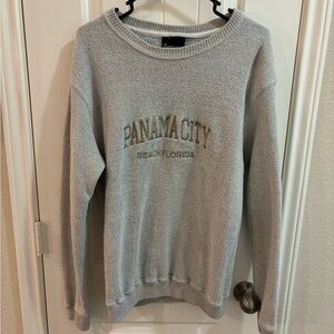 Tan Panama City Sweater